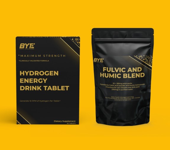 Hydrogen and Fulvic Acid Mix Combos 1 & 1